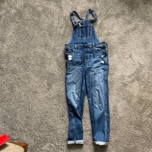 Hollister Crop Vintage Stretch Overalls